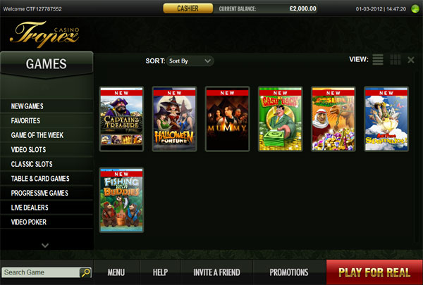 casino tropez update