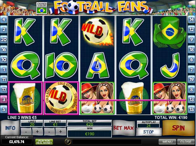 football fans Online Slots game