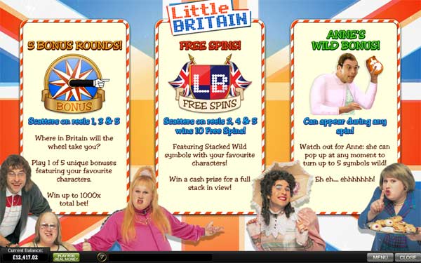 little britain bonus games