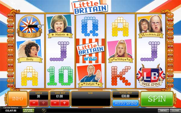 Little Britain slots game