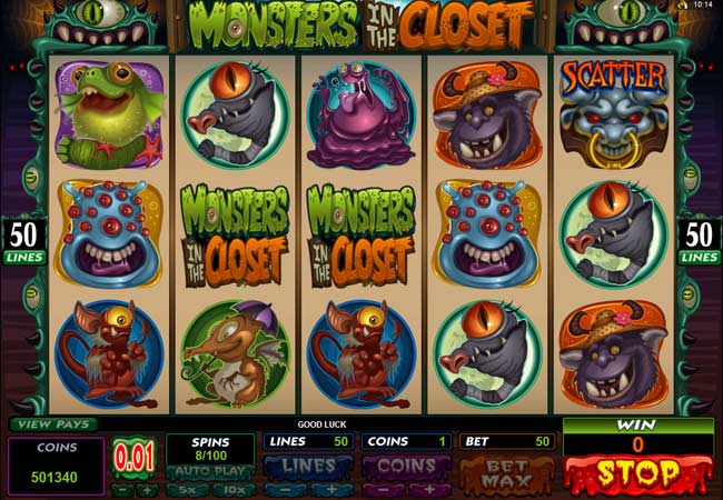 new microgaming scary slot game
