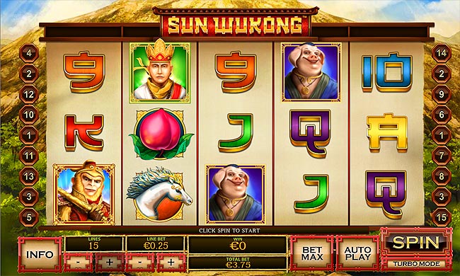 sun wukong chinese slot